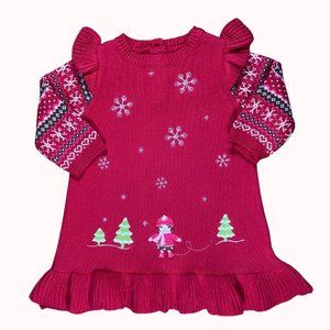 GYMBOREE Christmas Knitted Dress